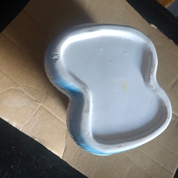 Vintage baby planter ceramic bootie/ newborn baby gift from the 60s - used - Picture 5 of 7